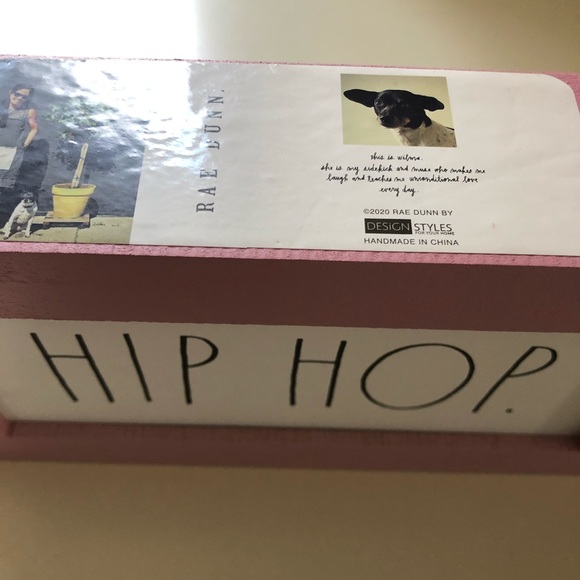 Rae Dunn NWT Hip Hop sign - Picture 5 of 5